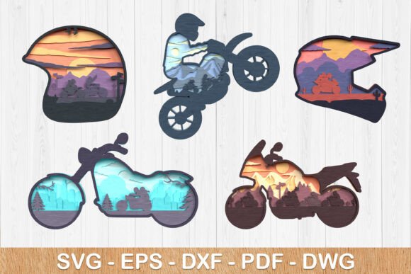 Adventure Motorbike SVG Bundle: A Versatile Design Resource for Creators