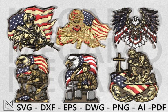American Heroes Eagle Bundle 4th July
