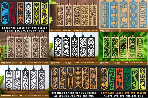 Bookmark Laser Cut SVG Bundle: A Modern Twist on Timeless Craftsmanship