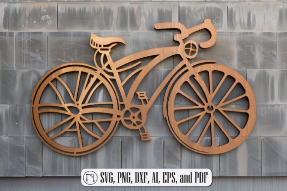 Laser-Cut Wall Panel Bicycle SVG: A Creative Addition to Your Home Decor Workflow