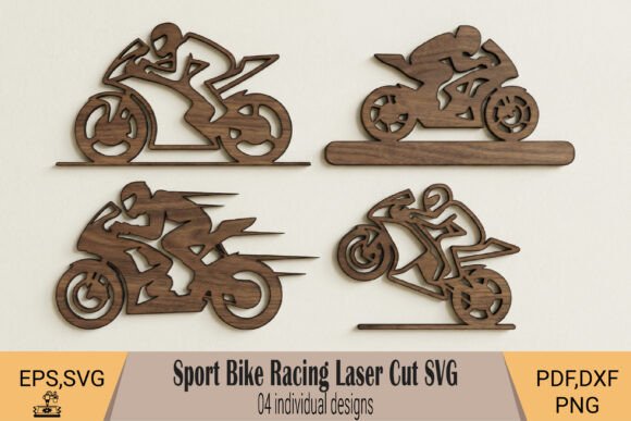 Sport Bike Racing Laser Cut SVG: A Creative Solution for Custom Decor
