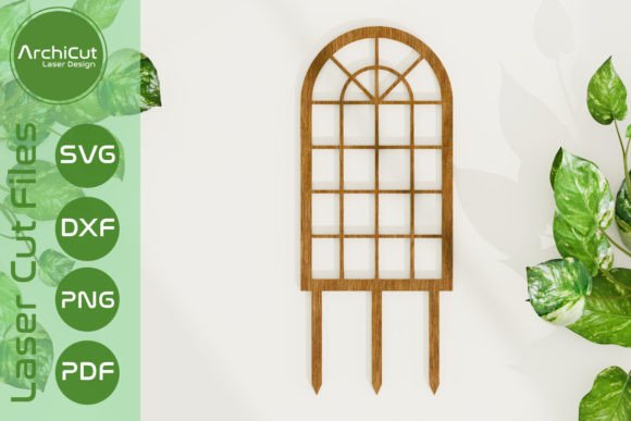 Window Trellis for Plant Climbing Laser